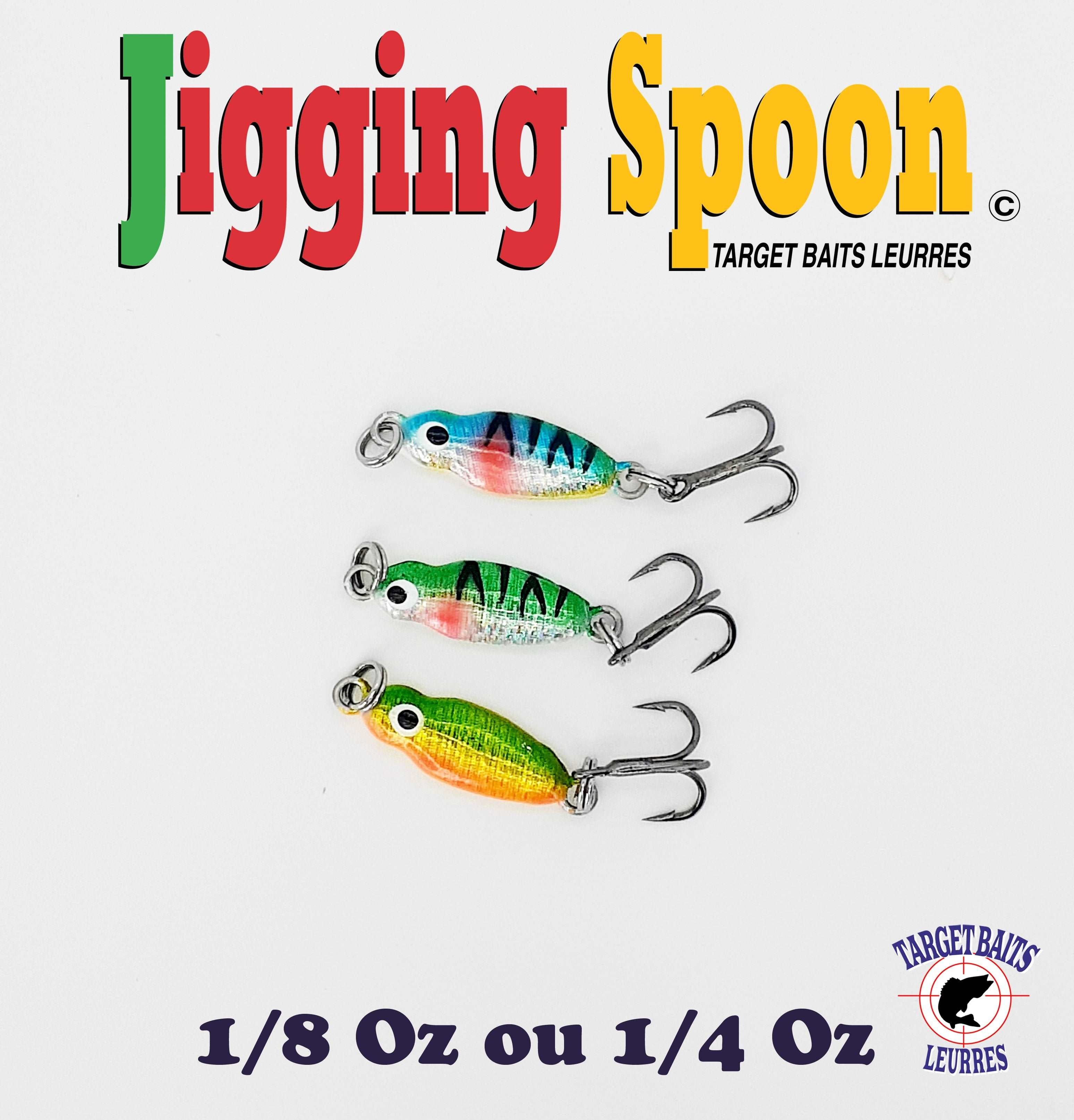 3 - 3/4 oz SHAD Fishing Casting Jigging Slab Lead Spoon Lures white / chrome