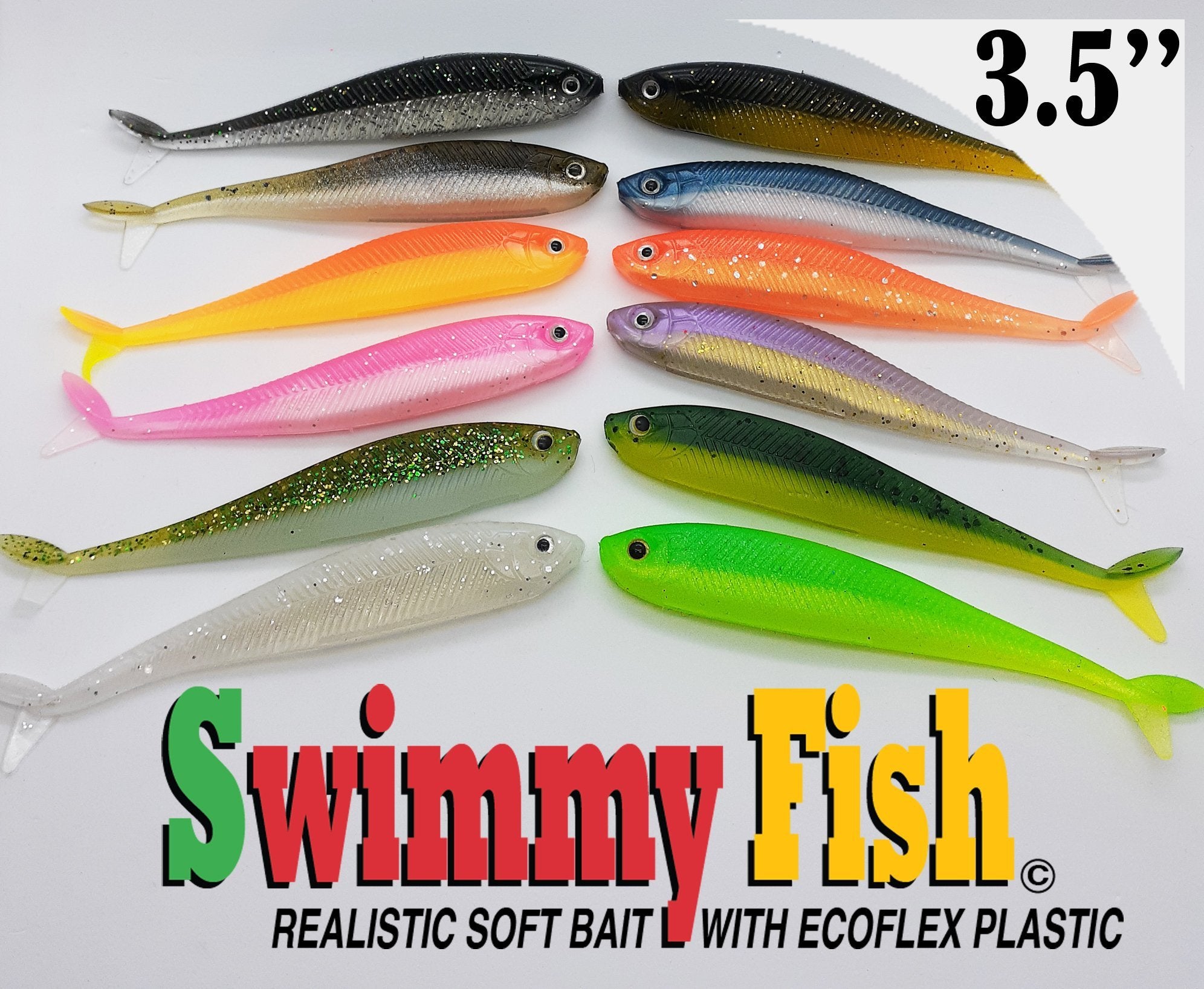 TARGET BAITS SWIMMY EEL 5.5'' SOFT BAIT WITH JIG HEAD READY TO