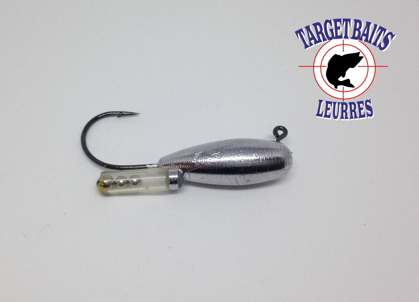 jig head for tube fishing with rattle – Target Baits Leurres