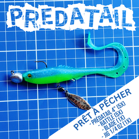 Predatail 4" PRÊT À PÊCHER