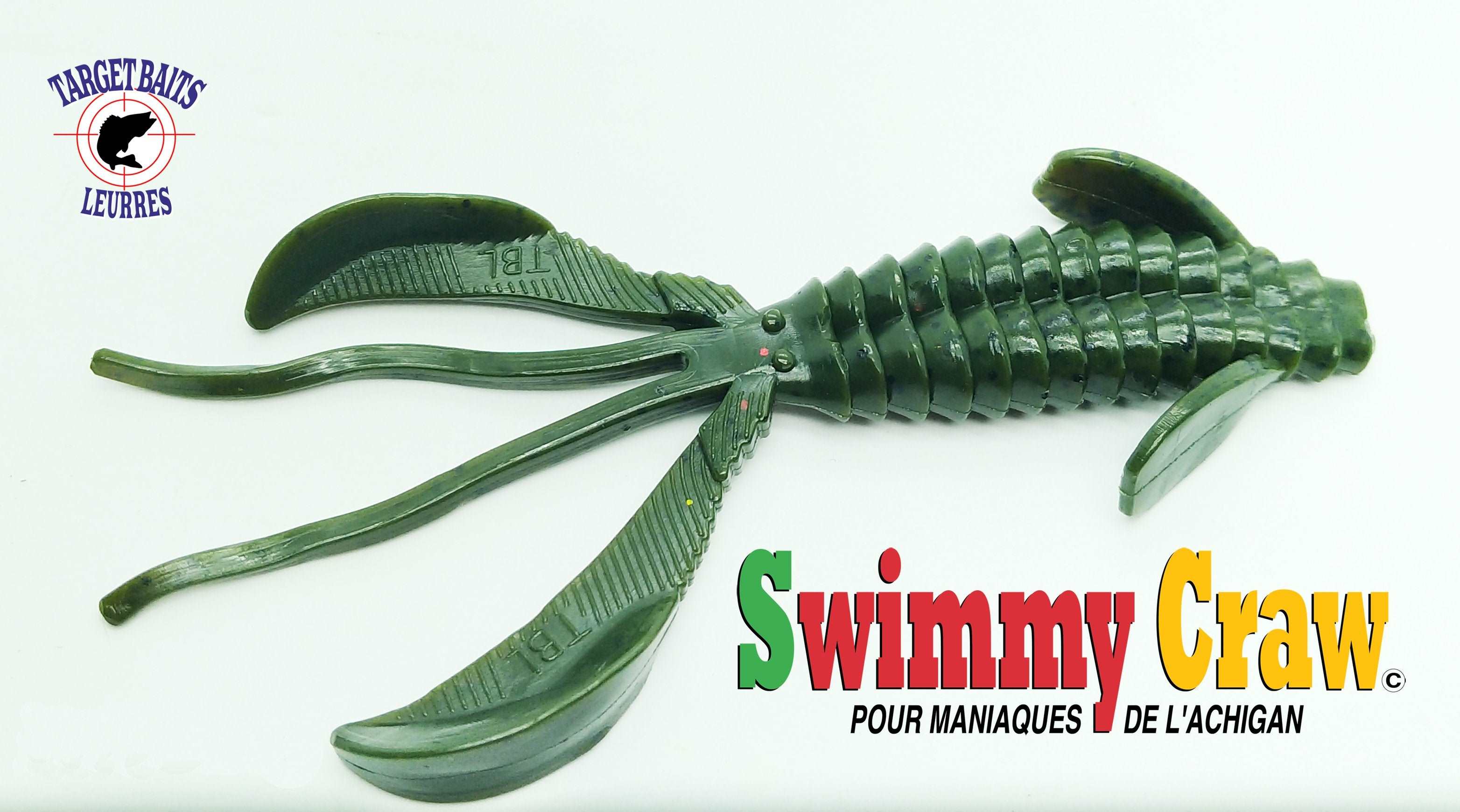 Fishing Lure Mold - 4335SC Swimmy Craw - 3-1/2 Swim Craw Bait Mold, Soft  Plastic Lures -  Canada