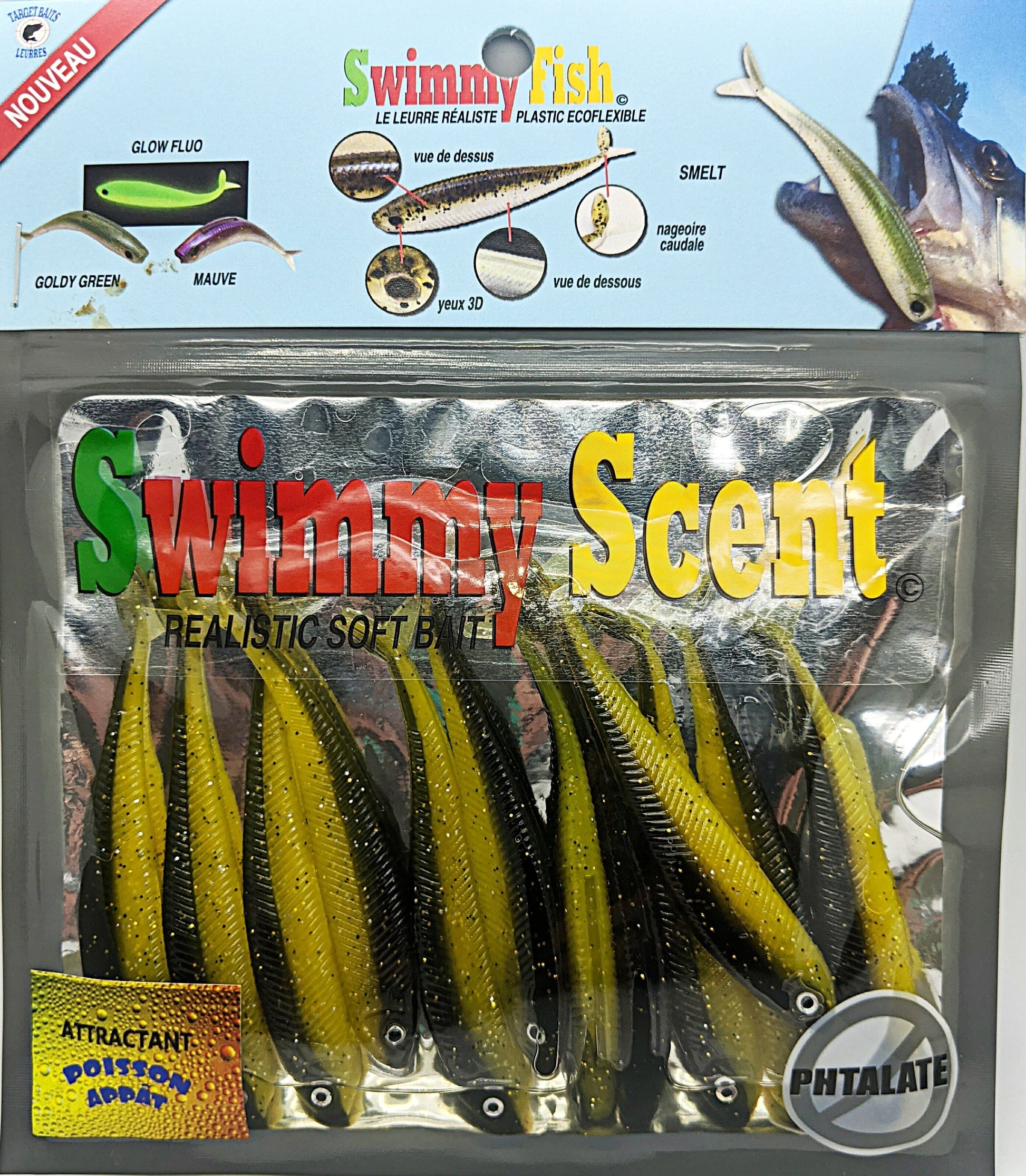 Glow in The Dark Worm  Scent and Salt Infused Fishing Lures - Bam Baits