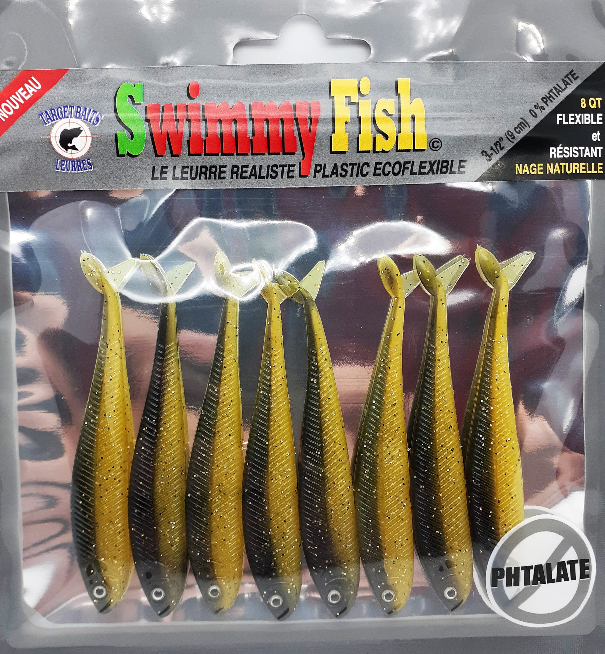 3.75 Swim Bait - Slime Bug - 6 per pack - BioBait