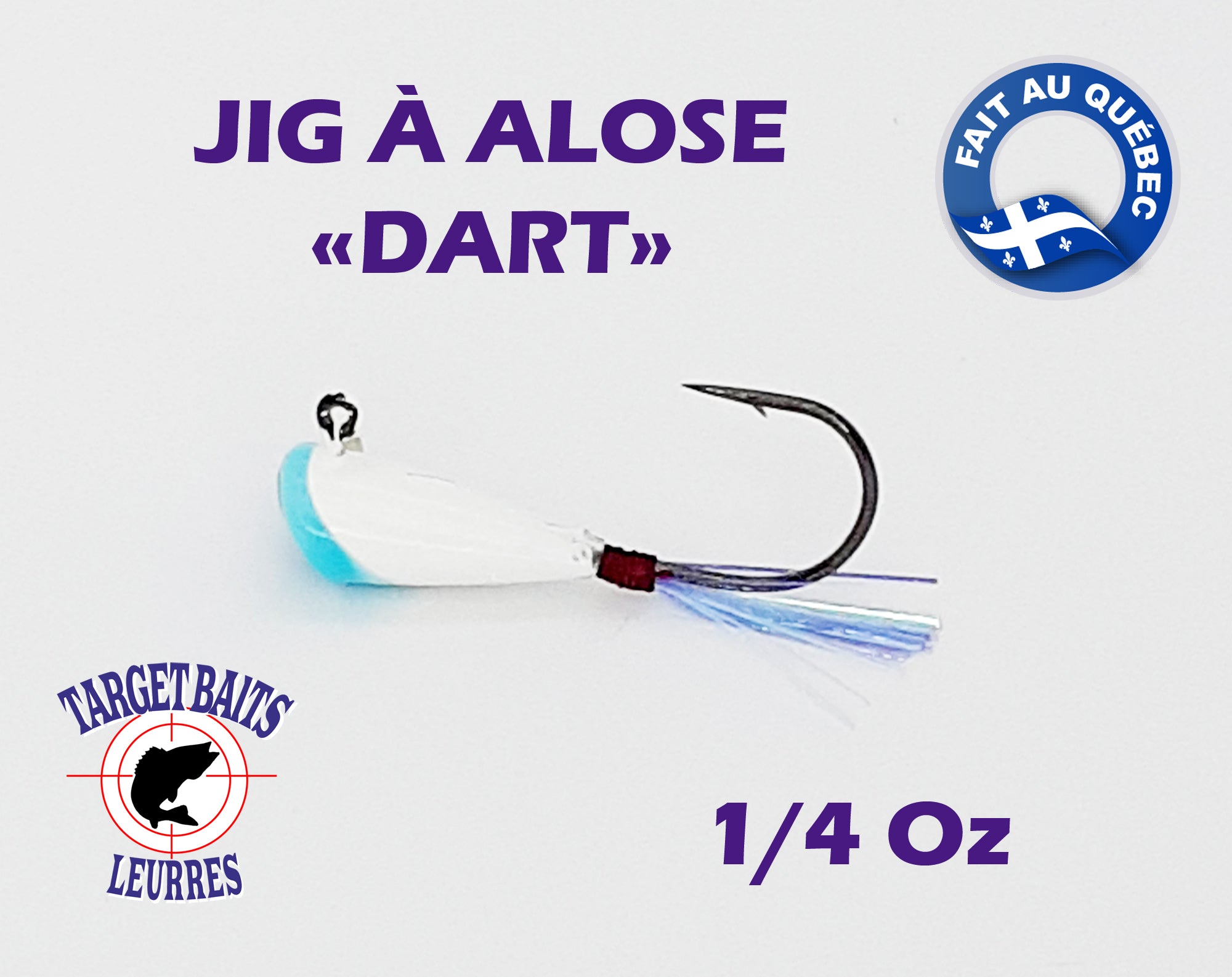 Tête de jig Dart pour l'alose