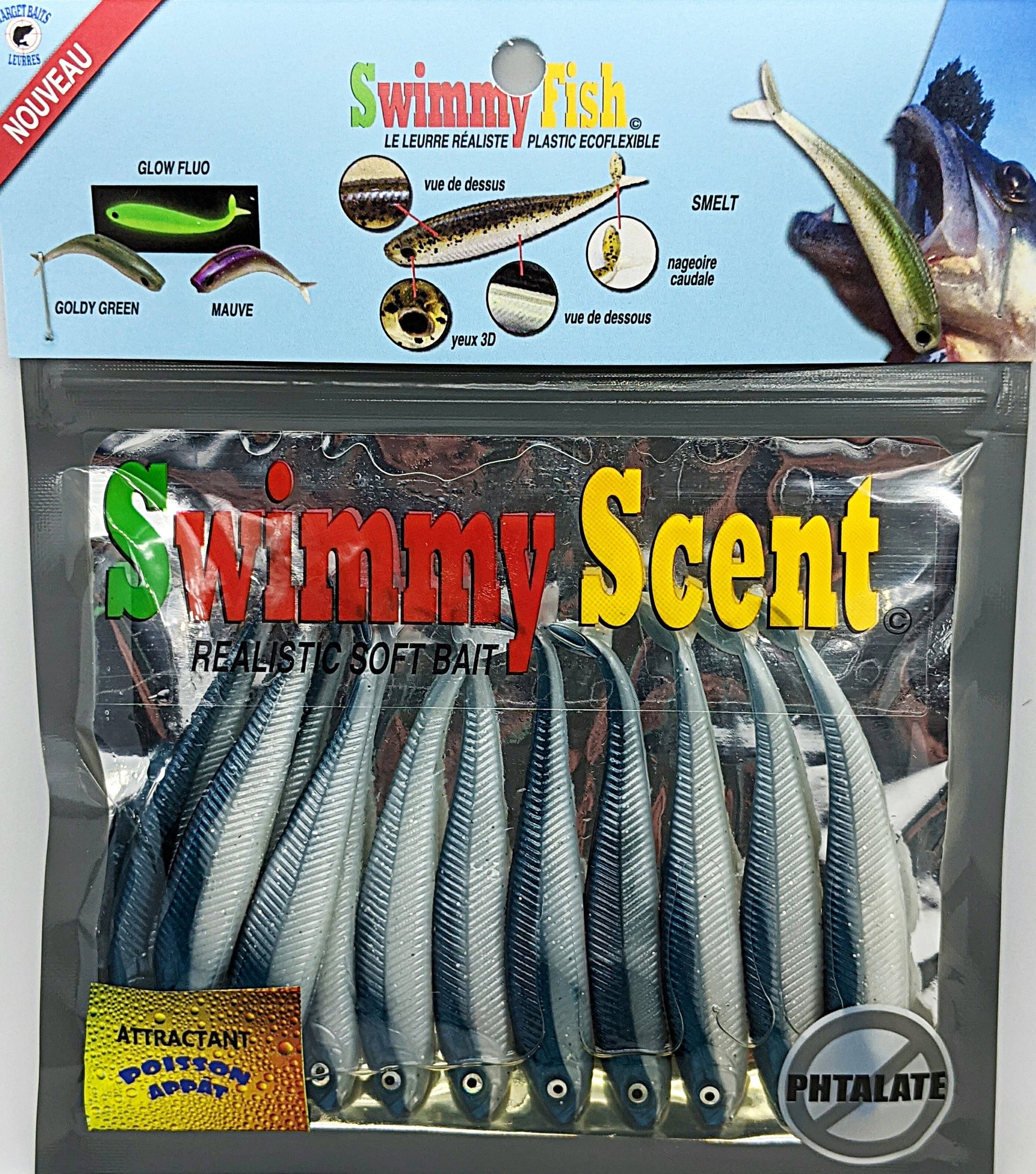 Natural Bait Scent Fish Attractants for Baits, Upgrade-Version