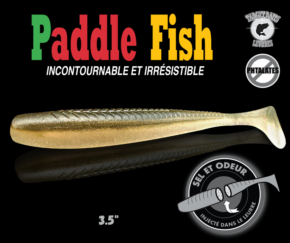 1.5” Paddle Tail Swimbait Soft Plastic Keitech Style Perch Crappie Bluegill  20pk - Conseil scolaire francophone de Terre-Neuve et Labrador