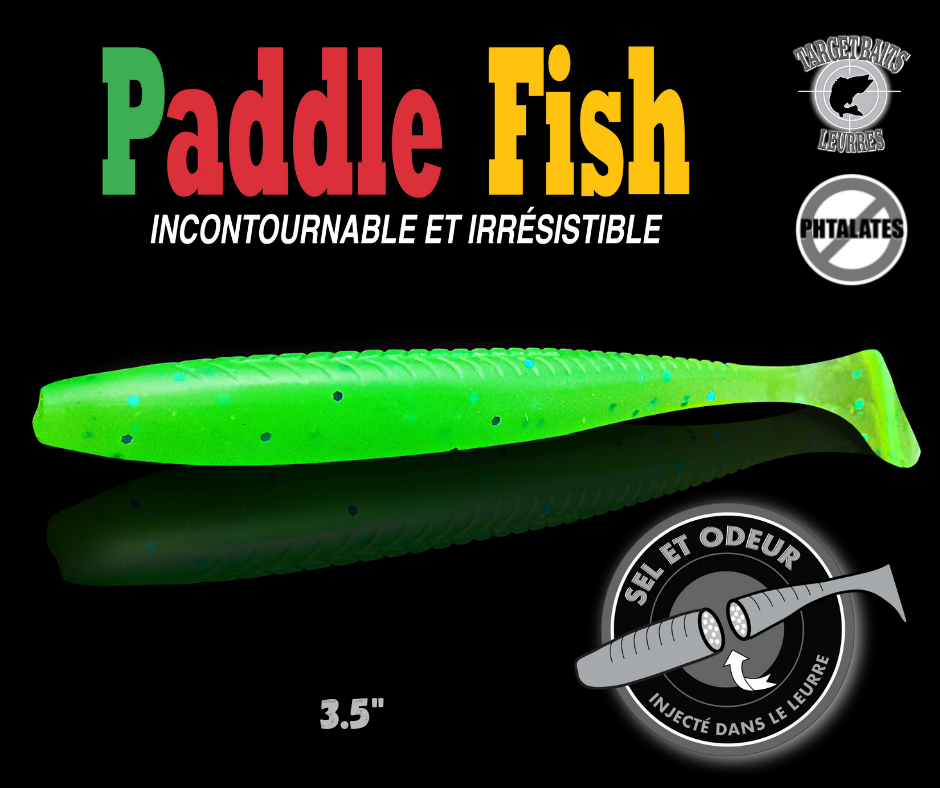 Paddle Fish Target Baits Leurres Quebec