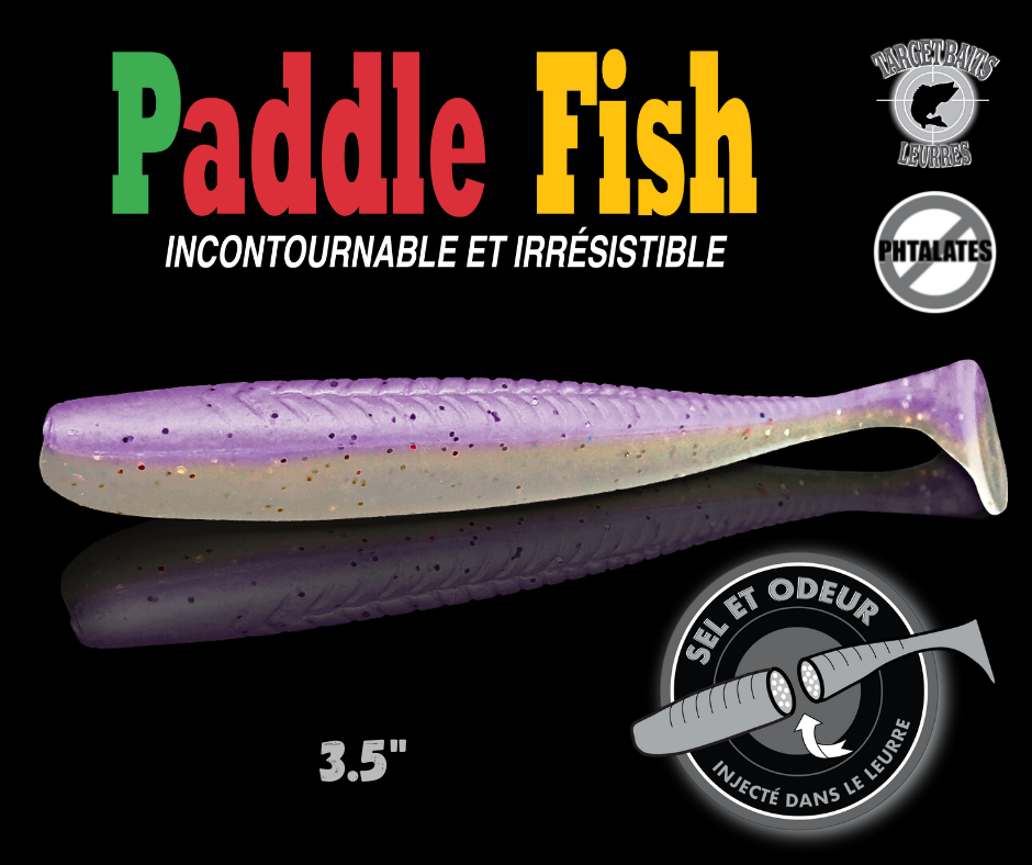 Paddle Fish Target Baits Leurres Quebec
