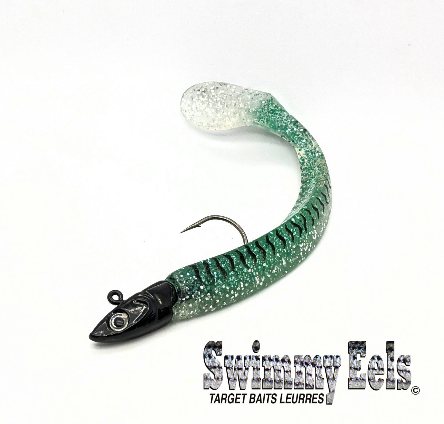 3 - Paddle Tail Frog Soft Plastic Fishing Baits Crappies, Walleyes Bass